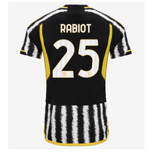 Moški Nogometni dresi Juventus Adrien Rabiot #25 Domači 2023-24 Kratek Rokav